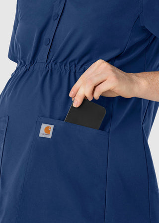 Carhartt Force Essentials Women's Henley Maternity Scrub Top