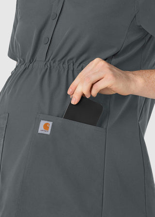 Carhartt Force Essentials Women's Henley Maternity Scrub Top