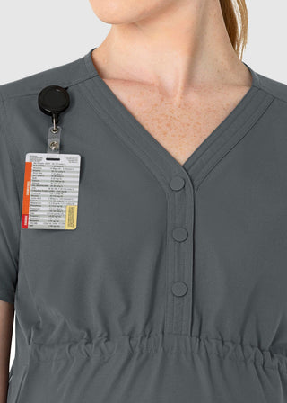 Carhartt Force Essentials Women's Henley Maternity Scrub Top