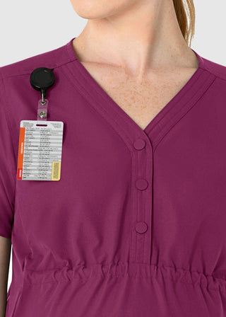 Carhartt Force Essentials Women's Henley Maternity Scrub Top