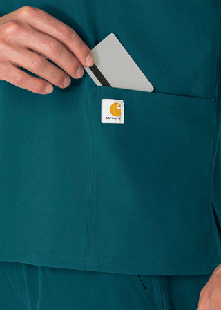 Carhartt Unisex V-Neck 6 Pocket Scrub Top