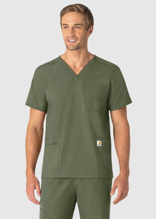 Carhartt Unisex V-Neck 6 Pocket Scrub Top