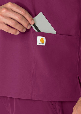 Carhartt Unisex V-Neck 6 Pocket Scrub Top