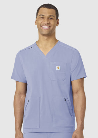 Carhartt Men's Zip Pocket Scrub Top