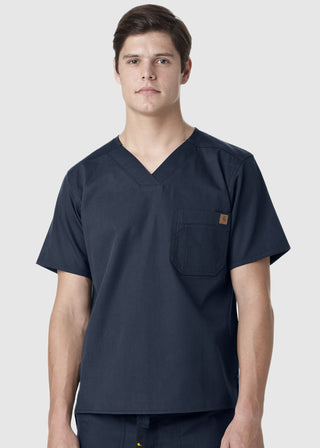Carhartt Men's Solid Ripstop Utility Nurses Scrub Top