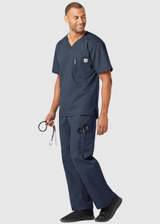Carhartt Men's Solid Ripstop Utility Nurses Scrub Top