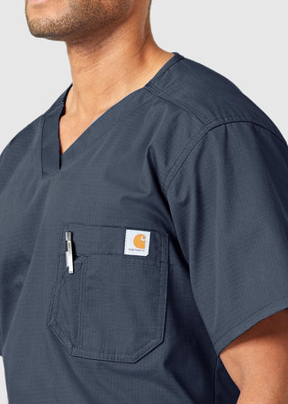 Carhartt Men's Solid Ripstop Utility Nurses Scrub Top