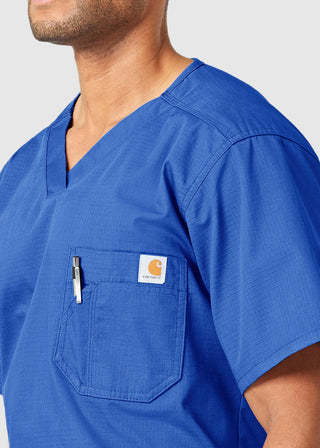 Carhartt Men's Solid Ripstop Utility Nurses Scrub Top