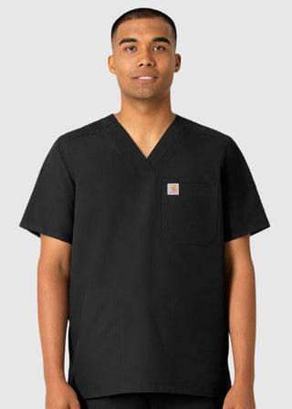 Carhartt Men's V-Neck Shirttail Scrub Top