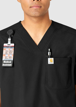 Carhartt Men's V-Neck Shirttail Scrub Top