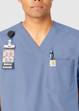 Carhartt Men's V-Neck Shirttail Scrub Top