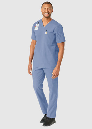 Carhartt Men's V-Neck Shirttail Scrub Top