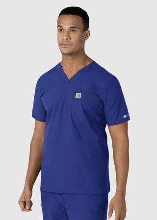 Carhartt Men's V-Neck Shirttail Scrub Top