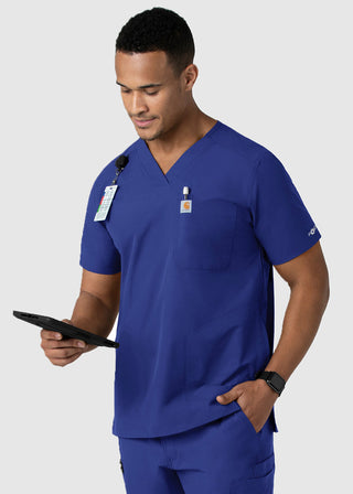Carhartt Men's V-Neck Shirttail Scrub Top