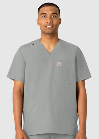 Carhartt Men's V-Neck Shirttail Scrub Top
