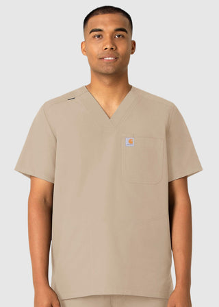 Carhartt Men's V-Neck Shirttail Scrub Top