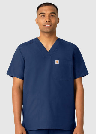 Carhartt Men's V-Neck Shirttail Scrub Top
