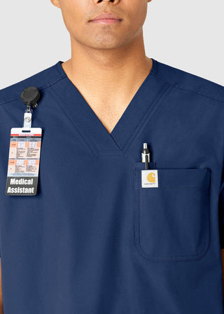 Carhartt Men's V-Neck Shirttail Scrub Top
