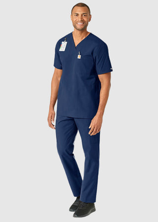 Carhartt Men's V-Neck Shirttail Scrub Top