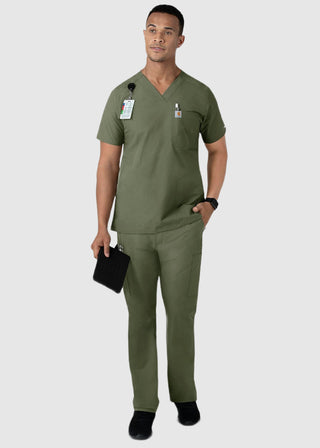 Carhartt Men's V-Neck Shirttail Scrub Top
