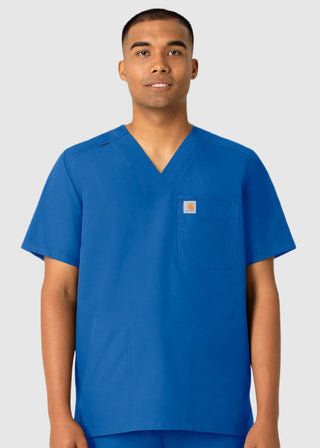 Carhartt Men's V-Neck Shirttail Scrub Top