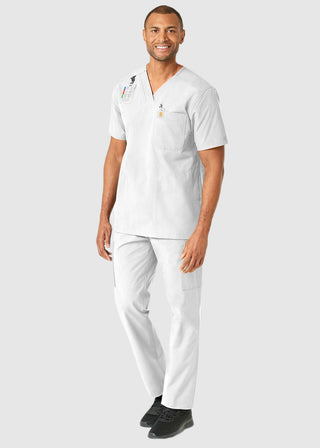 Carhartt Men's V-Neck Shirttail Scrub Top