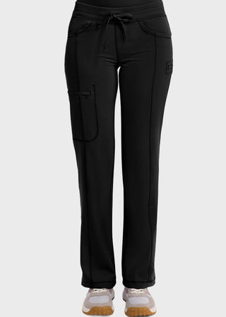Certainty Petite Antimicrobial Women's Low-Rise Straight Leg Drawstring Pant