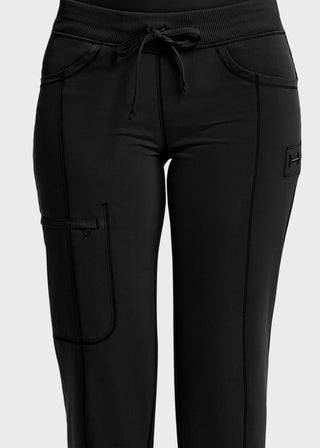 Certainty Petite Antimicrobial Women's Low-Rise Straight Leg Drawstring Pant