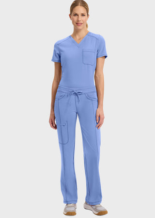 Certainty Petite Antimicrobial Women's Low-Rise Straight Leg Drawstring Pant