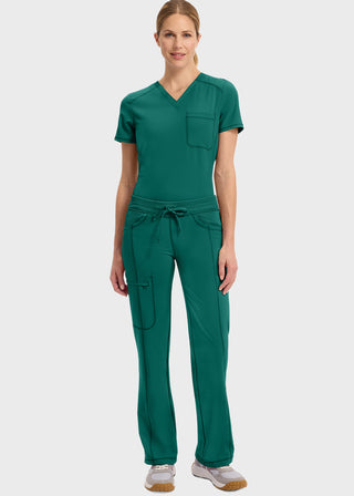 Certainty Petite Antimicrobial Women's Low-Rise Straight Leg Drawstring Pant