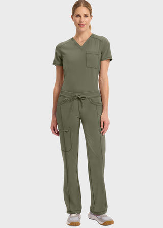 Certainty Petite Antimicrobial Women's Low-Rise Straight Leg Drawstring Pant