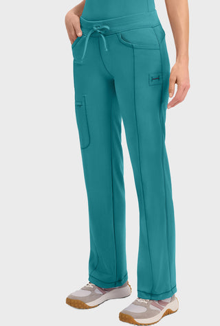 Certainty Petite Antimicrobial Women's Low-Rise Straight Leg Drawstring Pant