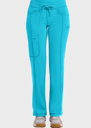 Certainty Petite Antimicrobial Women's Low-Rise Straight Leg Drawstring Pant