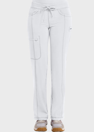 Certainty Petite Antimicrobial Women's Low-Rise Straight Leg Drawstring Pant