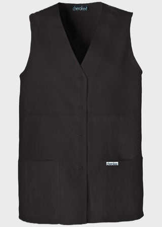Cherokee Women's Two Pocket Button Front Nurse Vest