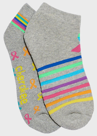 Cherokee Women's 2 Pair Pack Bamboo No Show Socks