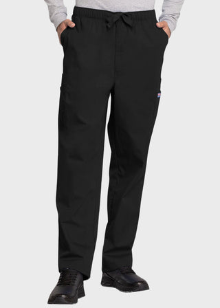Cherokee Workwear Men's Drawstring Cargo Petite Scrub Pant