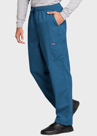 Cherokee Workwear Men's Drawstring Cargo Scrub Pant