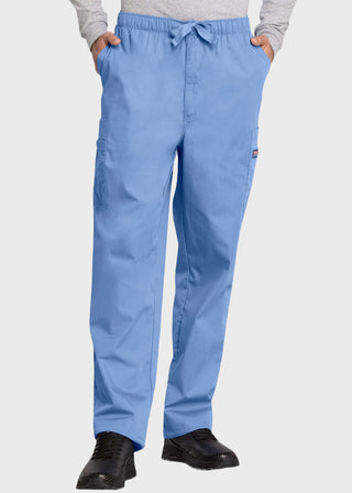 Cherokee Workwear Men's Drawstring Cargo Petite Scrub Pant