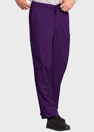 Cherokee Workwear Men's Drawstring Cargo Scrub Pant
