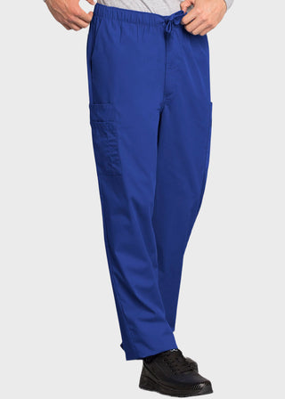 Cherokee Workwear Men's Drawstring Cargo Scrub Pant
