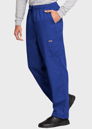 Cherokee Workwear Men's Drawstring Cargo Scrub Pant