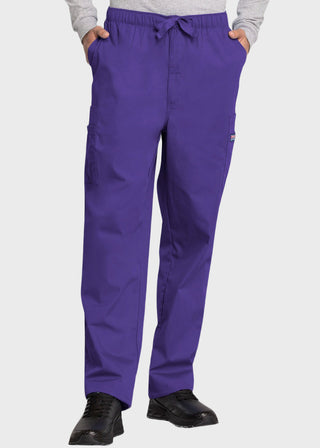 Cherokee Workwear Men's Drawstring Cargo Scrub Pant