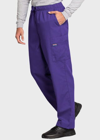 Cherokee Workwear Men's Drawstring Cargo Scrub Pant