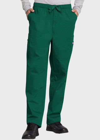 Cherokee Workwear Men's Drawstring Cargo Petite Scrub Pant