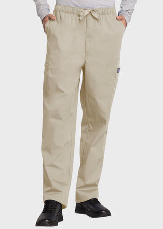 Cherokee Workwear Men's Drawstring Cargo Scrub Pant