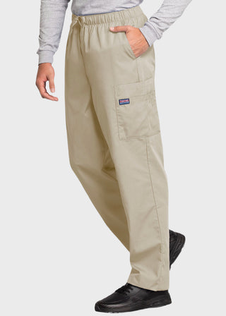 Cherokee Workwear Men's Drawstring Cargo Petite Scrub Pant