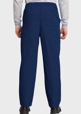 Cherokee Workwear Men's Drawstring Cargo Petite Scrub Pant