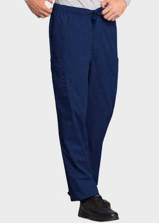 Cherokee Workwear Men's Drawstring Cargo Petite Scrub Pant
