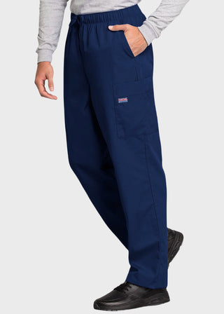 Cherokee Workwear Men's Drawstring Cargo Scrub Pant